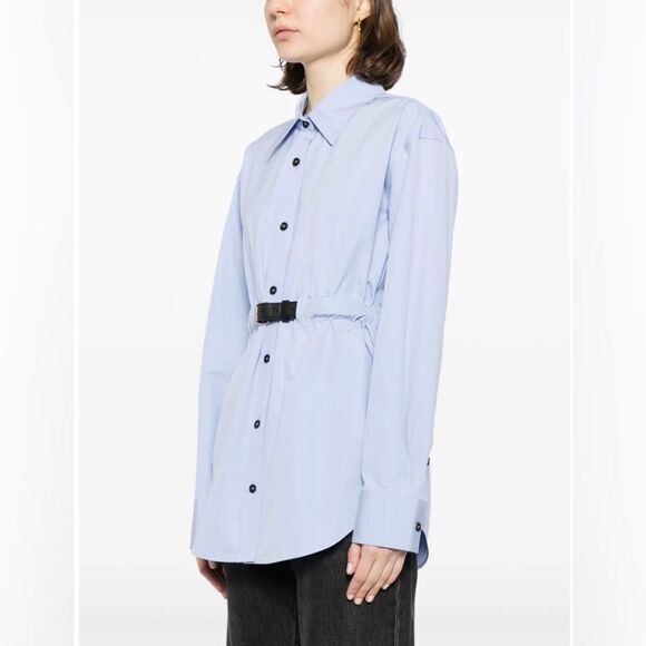Alexander Wang  Oversized Belted Cotton Shirt size M - Picture 3 of 16